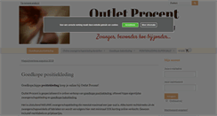 Desktop Screenshot of outletprocent.nl